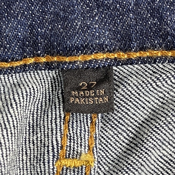 Frye Women’s Size 27 Blake Blue Mid Rise Addie Skinny 5 Pocket Denim Jeans NWT - Picture 8 of 12